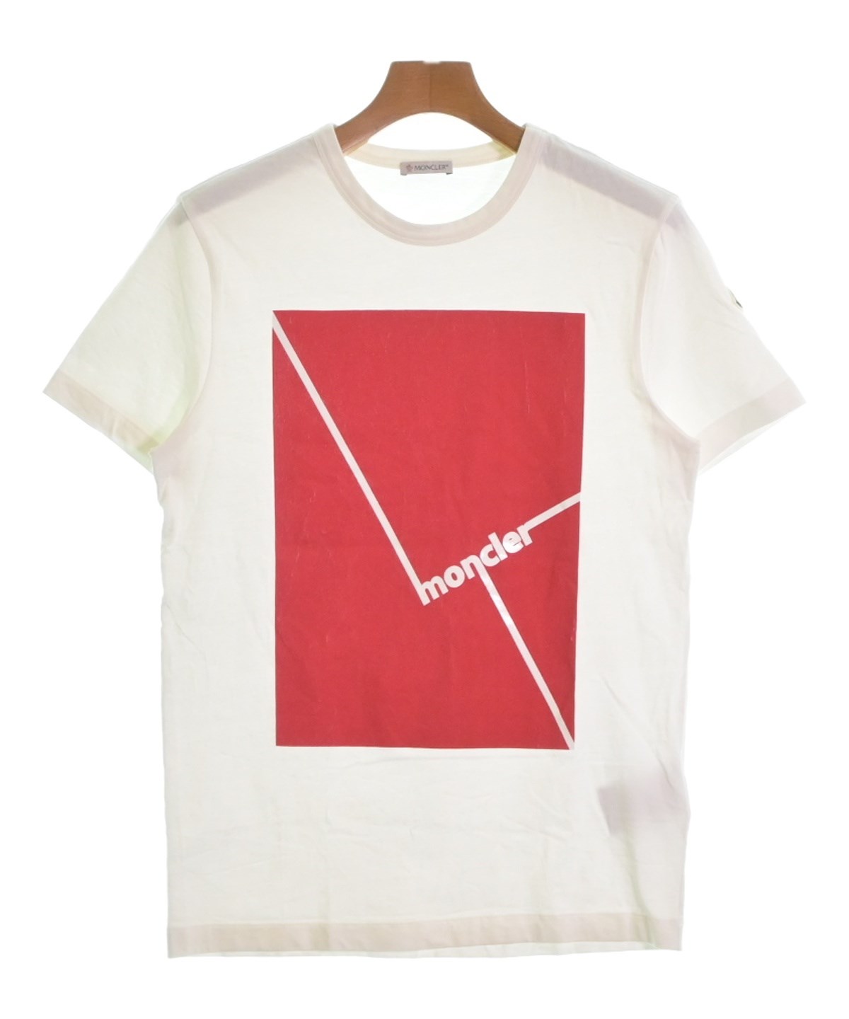 MONCLER（モンクレール）Tシャツ・カットソー 白 サイズ:S メンズ