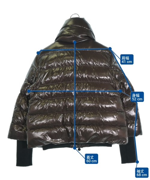 MONCLER（モンクレール）ダウンジャケット/ダウンベスト 茶 サイズ:1(S位) レディース/2200555708019