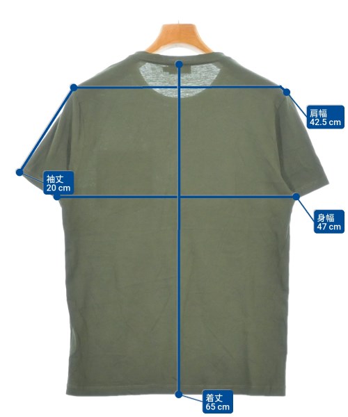 MONCLER（モンクレール）Tシャツ・カットソー カーキ サイズ:S メンズ/2200560410464