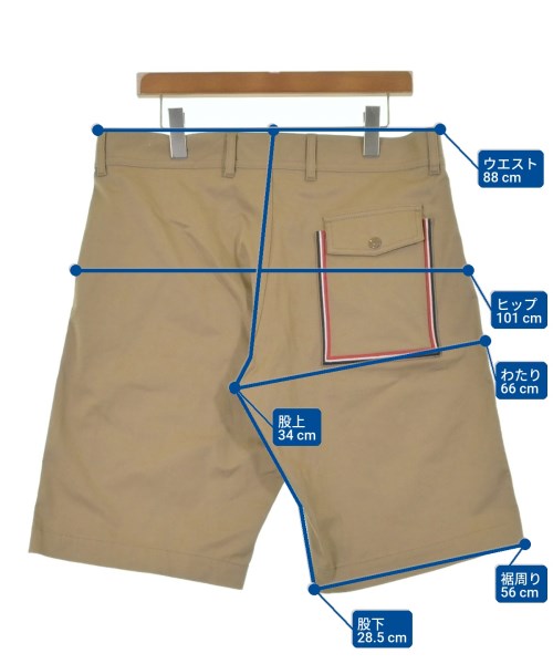 MONCLER（モンクレール）ショートパンツ ベージュ サイズ:48(M位) メンズ/2200633678166