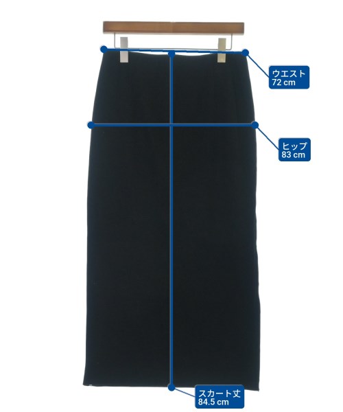 MONCLER（モンクレール）ロング・マキシ丈スカート 黒 サイズ:S レディース/2200629259553