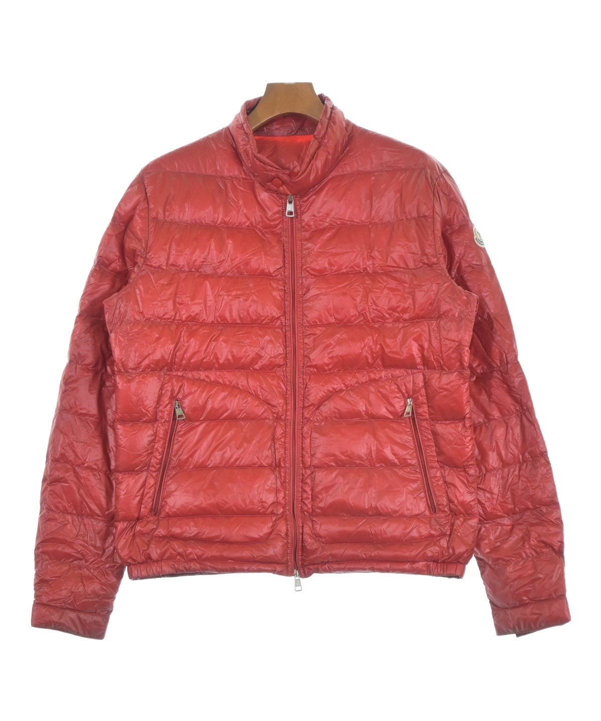 MONCLER(モンクレール)ダウンジャケット/ダウンベスト 赤 サイズ:3(L MONCLER(モンクレール)ダウンジャケット/ダウンベスト 赤 サイズ:3(L