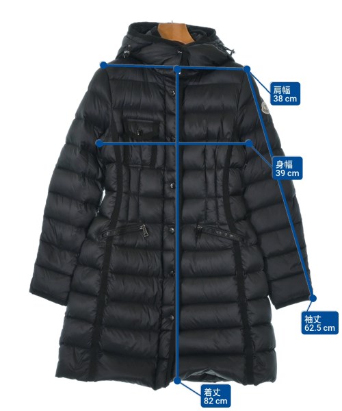 MONCLER（モンクレール）ダウンコート 黒 サイズ:0(XS位) レディース/2200633499013