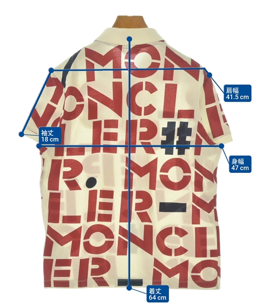 MONCLER GENIUS（モンクレールジーニアス）ポロシャツ 白 サイズ:2(M位) メンズ/2200636360129