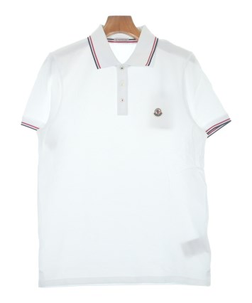 Moncler ポロシャツ　白　サイズM MONCLER（モンクレール）ポロシャツ 白 サイズ:L メンズ/2200526887484