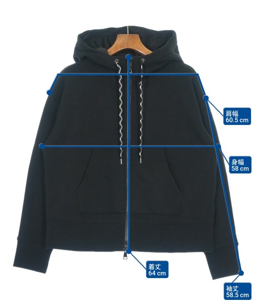 MONCLER（モンクレール）パーカー 黒 サイズ:L メンズ/2200636836013