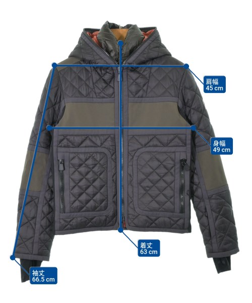 MONCLER GRENOBLE（モンクレールグルノーブル）ダウンジャケット/ダウンベスト グレー サイズ:1(S位) メンズ/2200637694032
