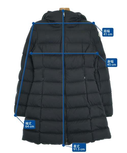 MONCLER（モンクレール）ダウンコート 黒 サイズ:0(XS位) レディース/2200637969017