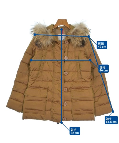 MONCLER（モンクレール）ダウンジャケット/ダウンベスト カーキ サイズ:1(S位) レディース/2200624131038