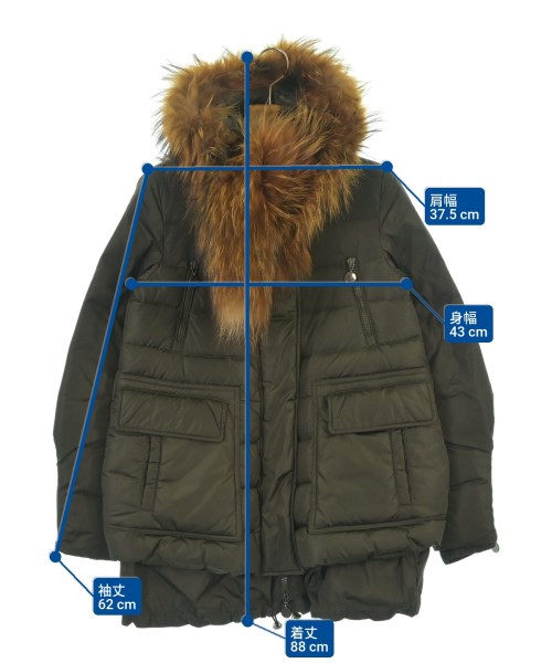 MONCLER（モンクレール）ダウンコート 茶 サイズ:00(XXS位) レディース/2200640228088