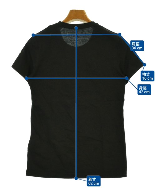 MONCLER（モンクレール）Tシャツ・カットソー 黒 サイズ:S レディース/2200642059024