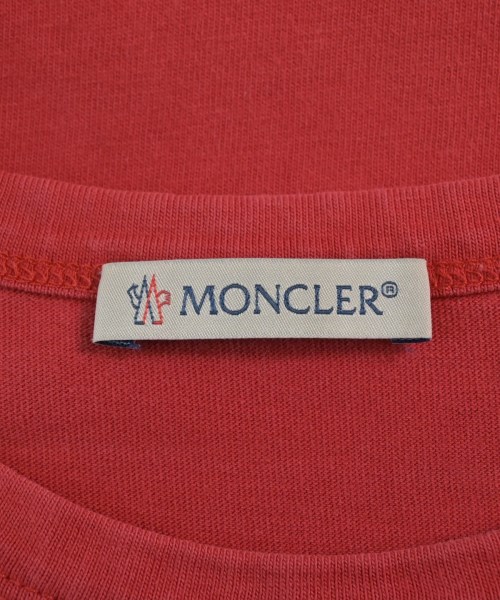 MONCLER（モンクレール）Tシャツ・カットソー 赤 サイズ:M レディース/2200642936066