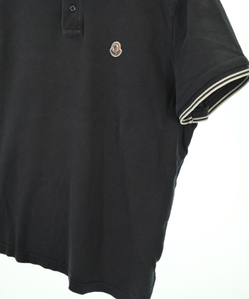 MONCLER（モンクレール）ポロシャツ 黒 サイズ:XL メンズ/2200643335080