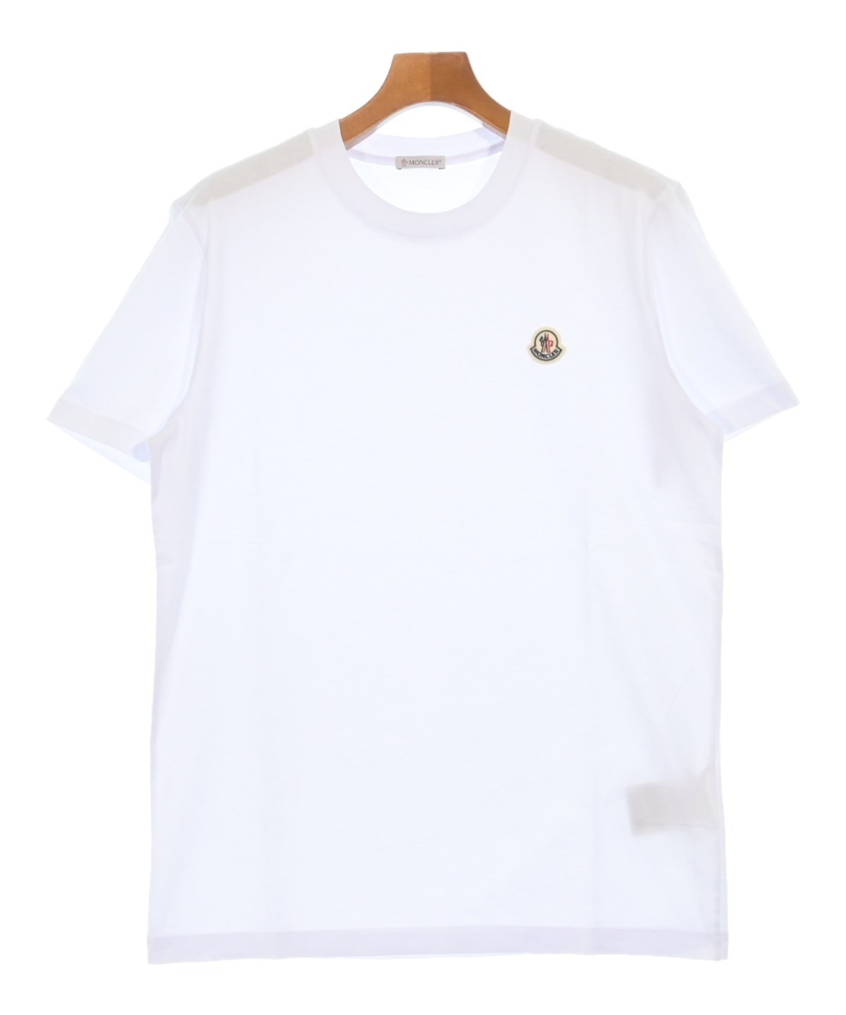新品タグ付き⭐︎MONCLER ホワイト Tシャツ MONCLER（モンクレール）Tシャツ・カットソー 白 サイズ:L