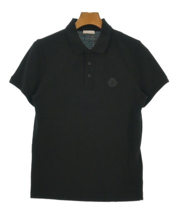 美品 モンクレール 定番のポロシャツ 人気の黒 貴重なXS 購入時のタグ付き MONCLER（モンクレール）ポロシャツ 黒 サイズ:XS メンズ