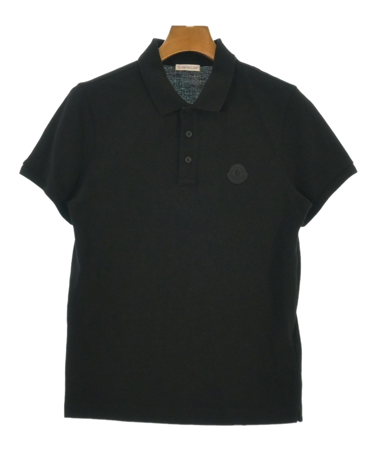 新品未使用　モンクレールMONCLER メンズポロシャツ　XS 黒 MONCLER（モンクレール）ポロシャツ 黒 サイズ:XS メンズ