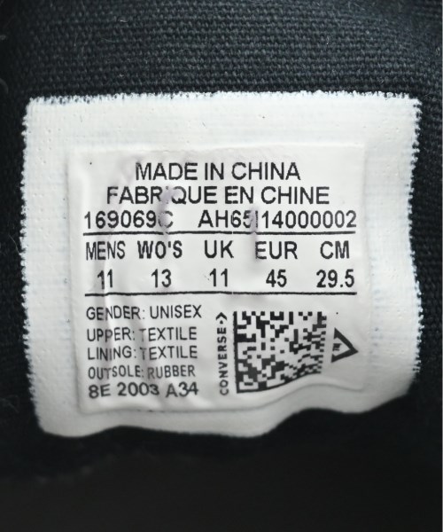 MONCLER（モンクレール）スニーカー 黒 サイズ:29.5cm メンズ/2200621605129