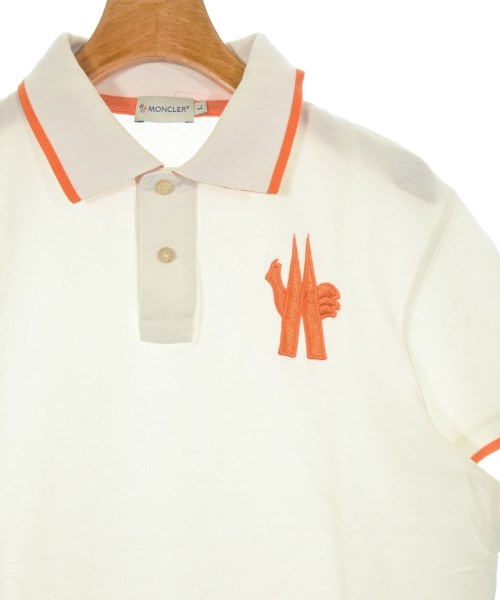 MONCLER（モンクレール）ポロシャツ 白 サイズ:L メンズ/2200619170059