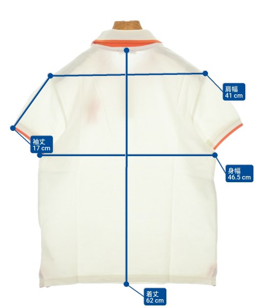 MONCLER（モンクレール）ポロシャツ 白 サイズ:L メンズ/2200619170059