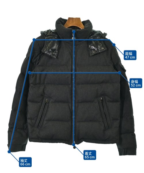 MONCLER（モンクレール）ダウンジャケット/ダウンベスト グレー サイズ:1(S位) メンズ/2200623120026