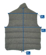 MONCLER（モンクレール）ダウンジャケット/ダウンベスト グレー サイズ:1(S位) メンズ/2200611648105