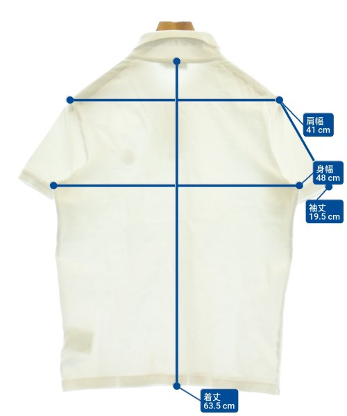 MONCLER（モンクレール）ポロシャツ 白 サイズ:M メンズ/2200623890028
