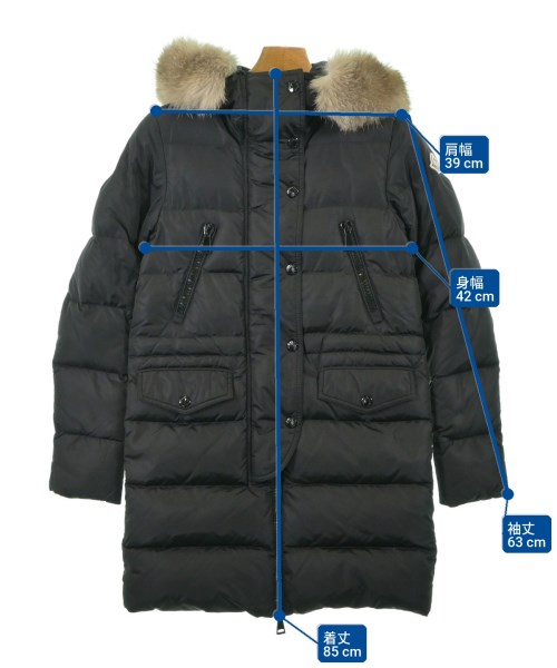 MONCLER（モンクレール）ダウンコート 黒 サイズ:00(XXS位) レディース/2200624147015