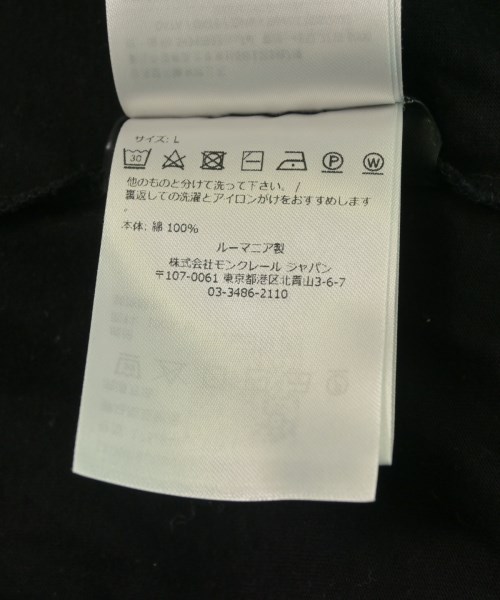 MONCLER（モンクレール）Tシャツ・カットソー 黒 サイズ:L メンズ/2200625803019