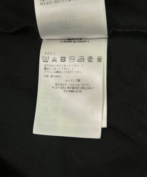 MONCLER（モンクレール）Tシャツ・カットソー 黒 サイズ:L メンズ/2200625803026