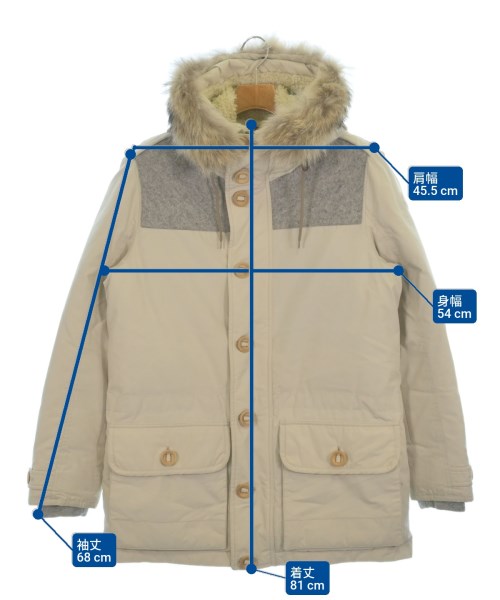 MONCLER（モンクレール）ダウンジャケット/ダウンベスト ベージュ サイズ:1(S位) メンズ/2200613129015