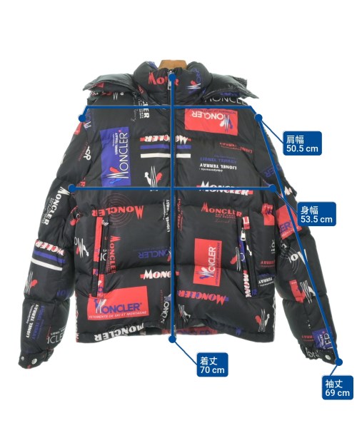 MONCLER（モンクレール）ダウンジャケット/ダウンベスト 黒 サイズ:2(M位) メンズ/2200627740022
