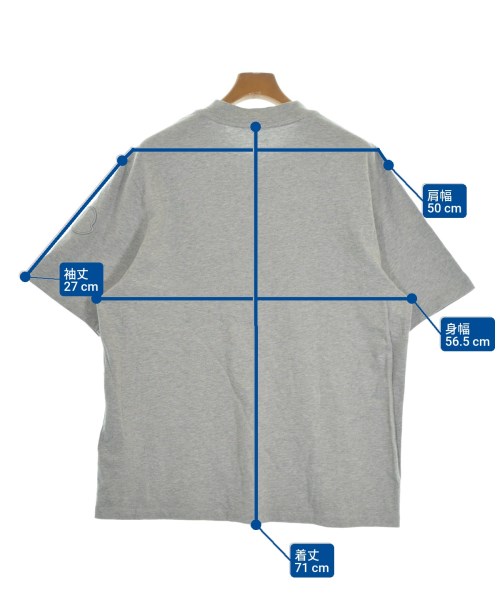 MONCLER（モンクレール）Tシャツ・カットソー グレー サイズ:M メンズ/2200628540096