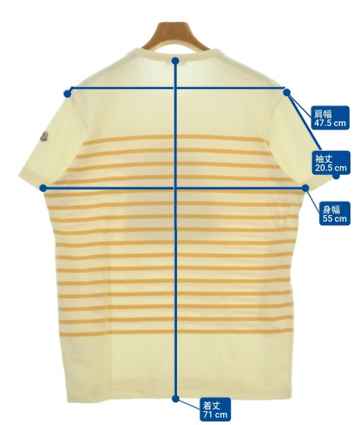 MONCLER（モンクレール）Tシャツ・カットソー 白 サイズ:XXL メンズ/2200629403024