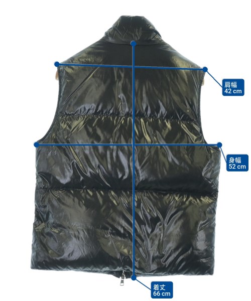 MONCLER（モンクレール）ダウンジャケット/ダウンベスト 黒 サイズ:1(S位) メンズ/2200630383032