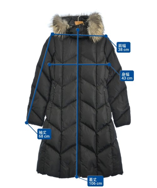 MONCLER（モンクレール）ダウンコート 黒 サイズ:1(S位) レディース/2200621899016