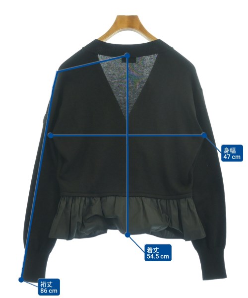 MONCLER（モンクレール）カーディガン 黒 サイズ:M レディース/2200628766045