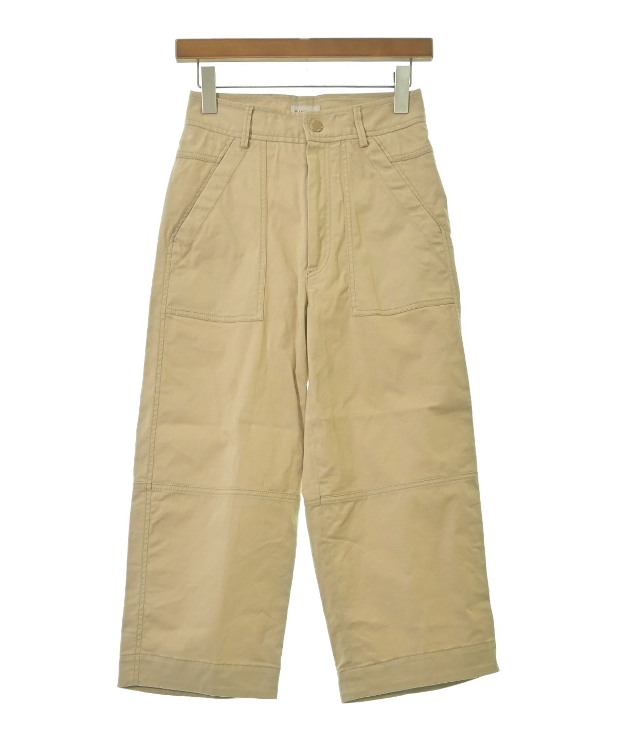 MONCLER ベージュ サイドラインパンツ 44　カジュアル チノパン MONCLER（モンクレール） メンズ パンツ サイドライン ウエストコード