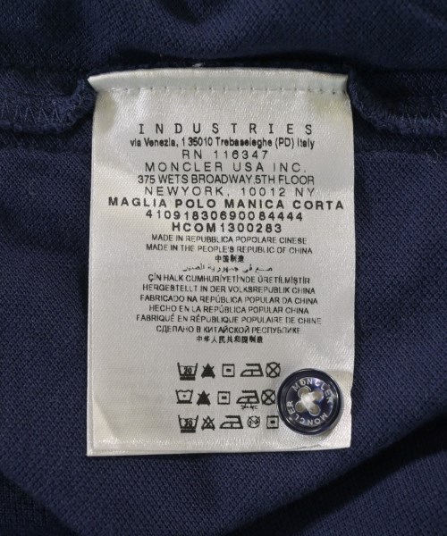 MONCLER（モンクレール）ポロシャツ 紺 サイズ:M メンズ/2200621667820