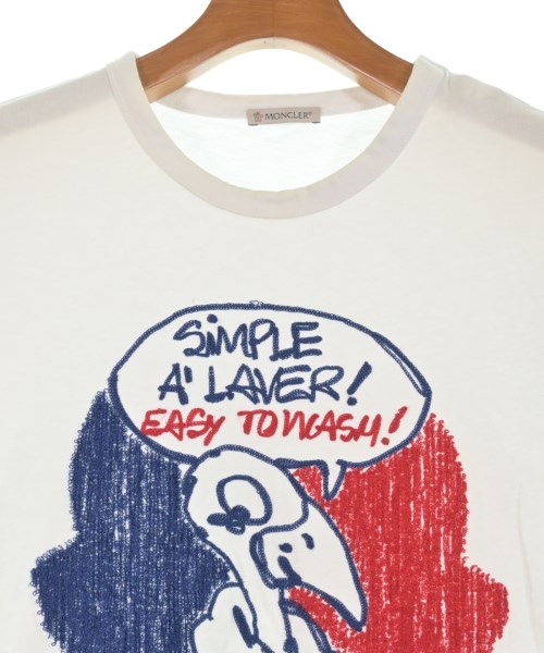 MONCLER（モンクレール）Tシャツ・カットソー 白 サイズ:L メンズ/2200632800353