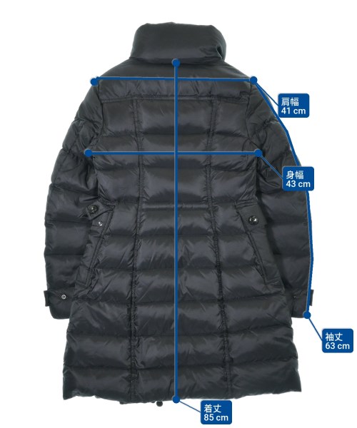 MONCLER（モンクレール）ダウンコート 黒 サイズ:1(S位) レディース/2200633876012