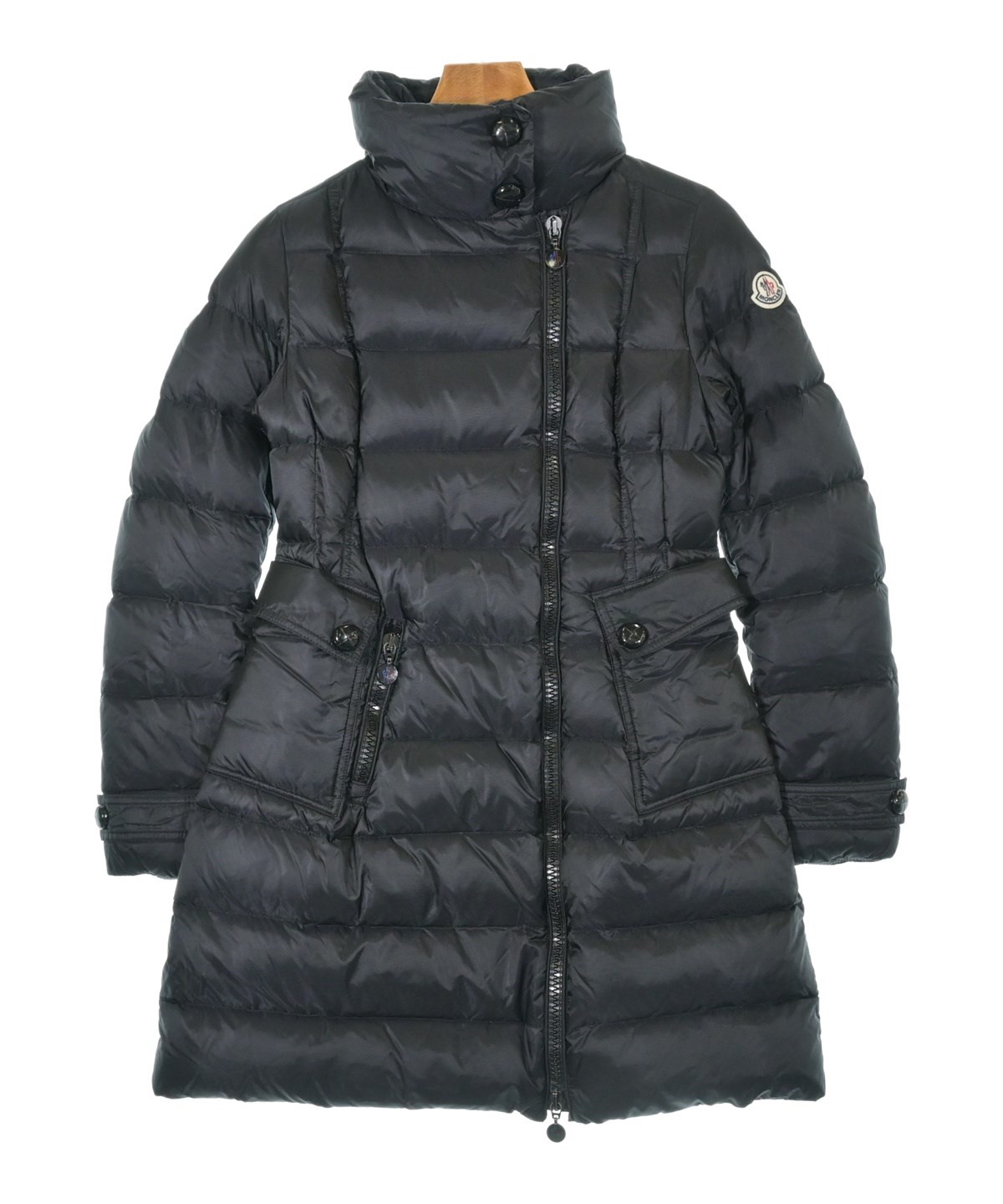MONCLER（モンクレール）ダウンコート 黒 サイズ:1(S位) レディース