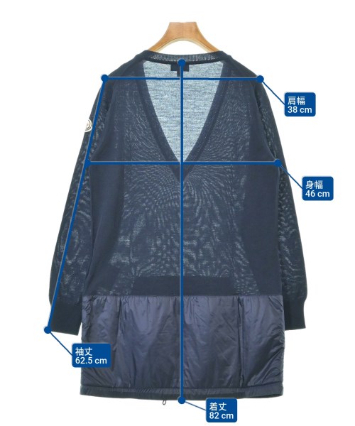 MONCLER（モンクレール）ニット・セーター 紺 サイズ:M レディース/2200611566119