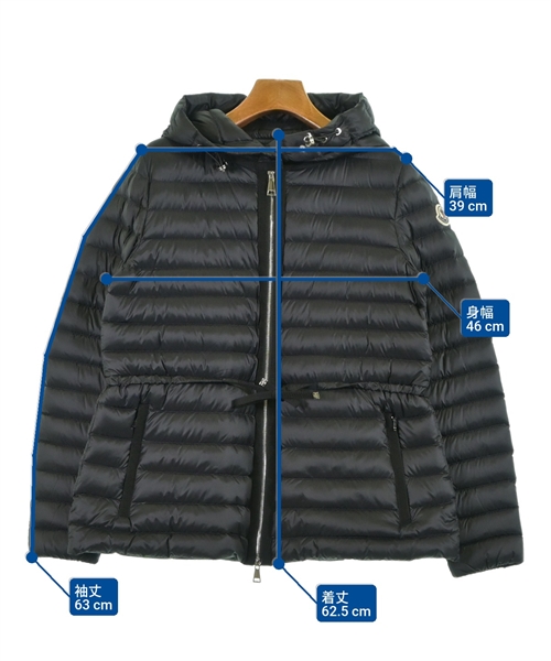 MONCLER（モンクレール）ダウンジャケット/ダウンベスト 黒 サイズ:1(S位) レディース/2200612229020