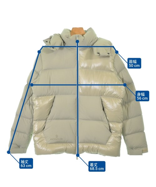 MONCLER（モンクレール）ダウンジャケット/ダウンベスト カーキ サイズ:1(S位) メンズ/2200614315035