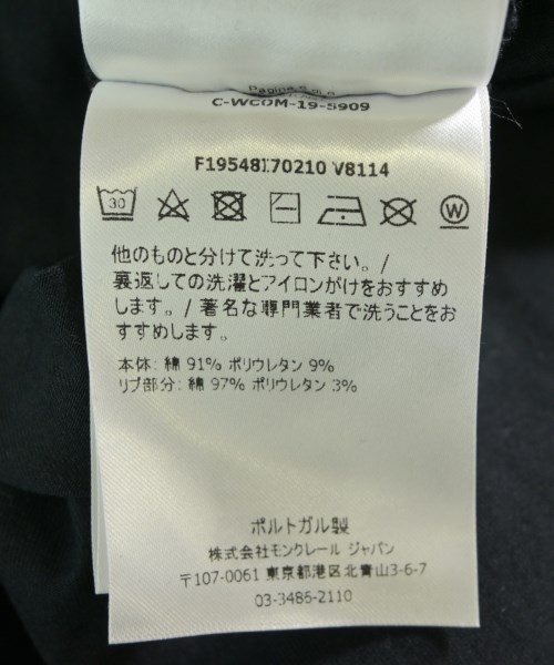 MONCLER（モンクレール）ワンピース 黒 サイズ:152(S位) レディース/2200609655078