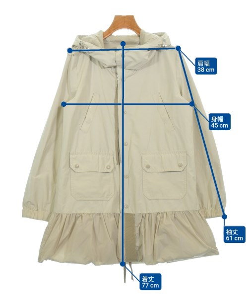 MONCLER（モンクレール）コート ベージュ サイズ:0(XS位) レディース/2200615475011