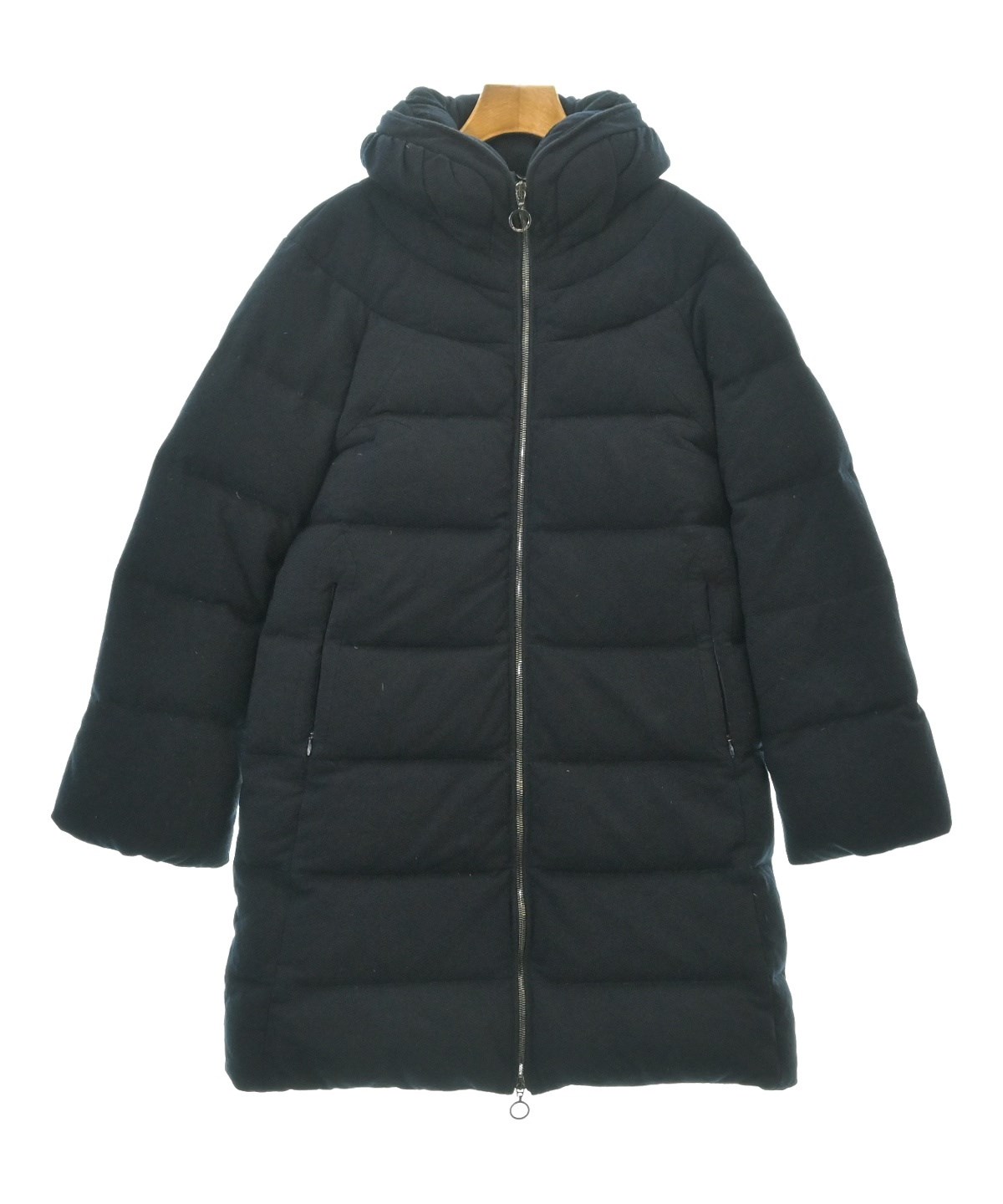 MONCLER（モンクレール）ダウンコート 紺 サイズ:00(XXS位) レディース