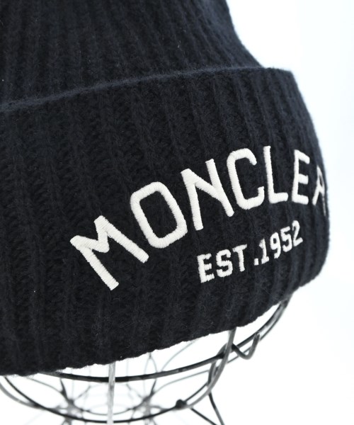 MONCLER（モンクレール）ニットキャップ・ビーニー 黒 サイズ:S レディース/2200616925119