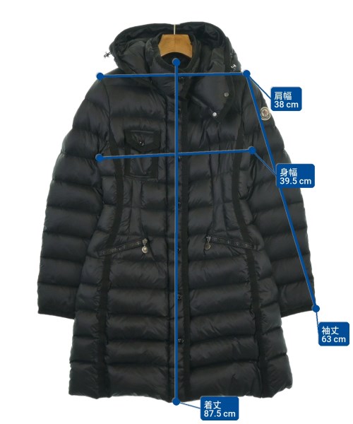 MONCLER（モンクレール）ダウンコート 黒 サイズ:0(XS位) レディース/2200618492015