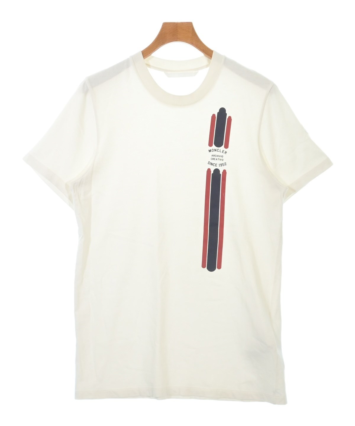 MONCLER（モンクレール）Tシャツ・カットソー 白 サイズ:M メンズ 